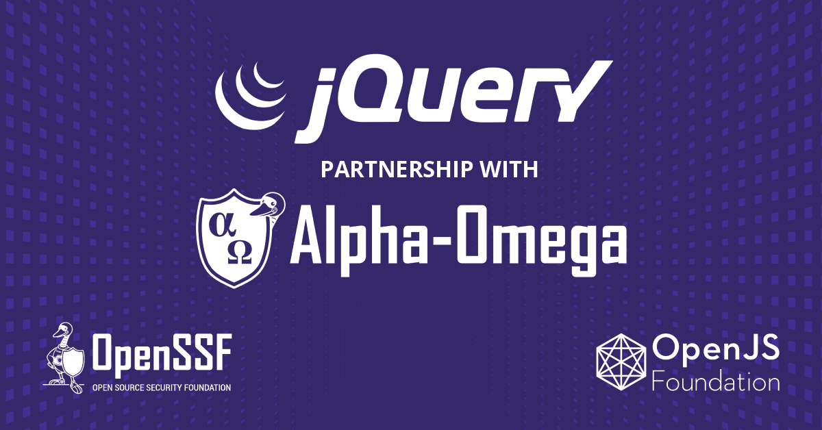 OpenJS jQuery OpenSSF Alpha Omega