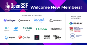 Welcome New OpenSSF Members Q4 2022