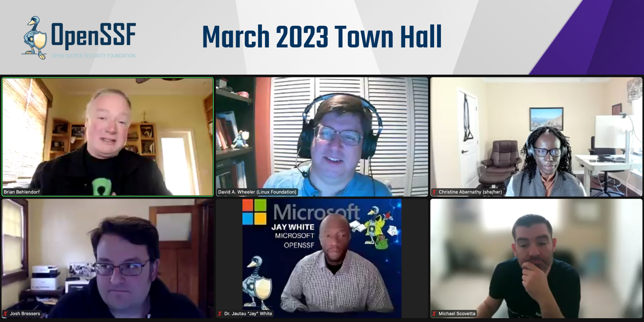 OpenSSF Town Hall March 2023