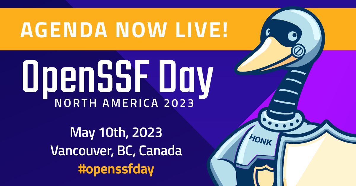 OpenSSF Day NA Agenda Live