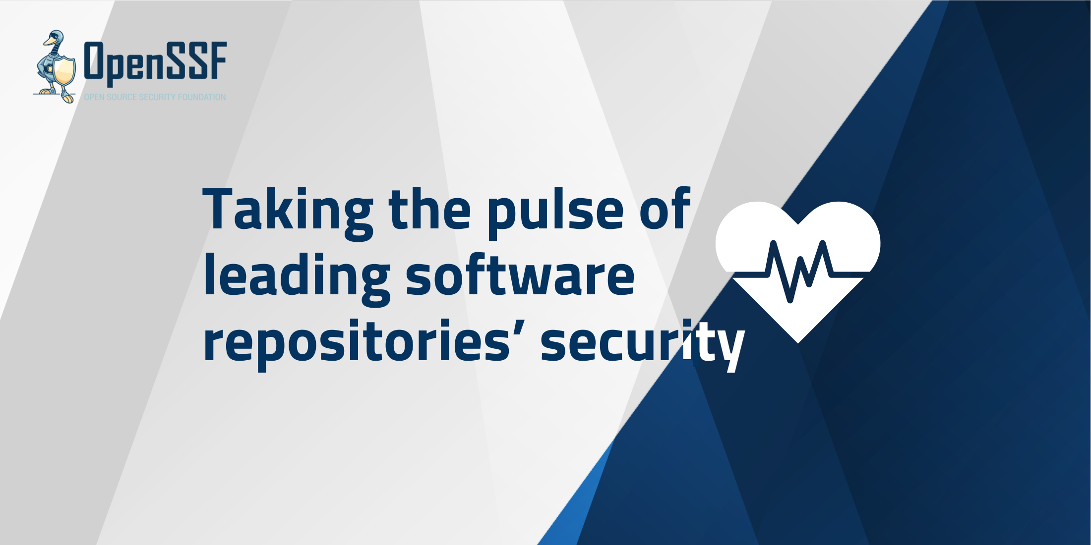 Taking the pulse of leading software repositories’ security