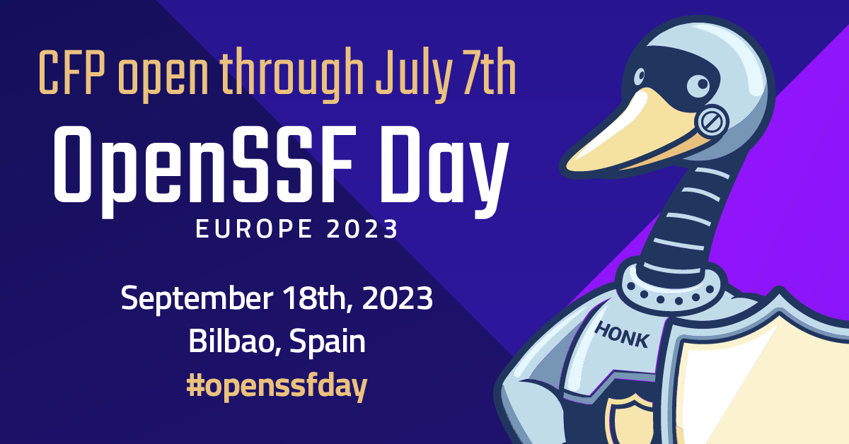 OpenSSF Day EU CFP is Open Now