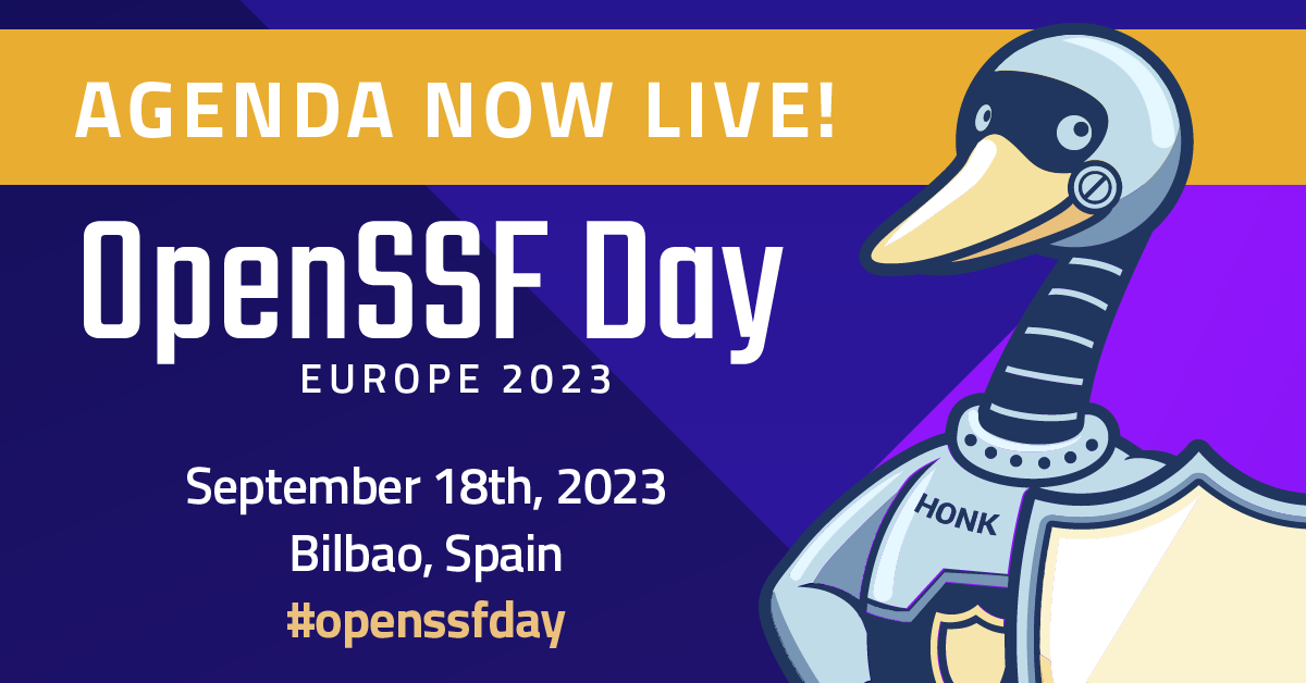 OpenSSF Day EU Agenda Live