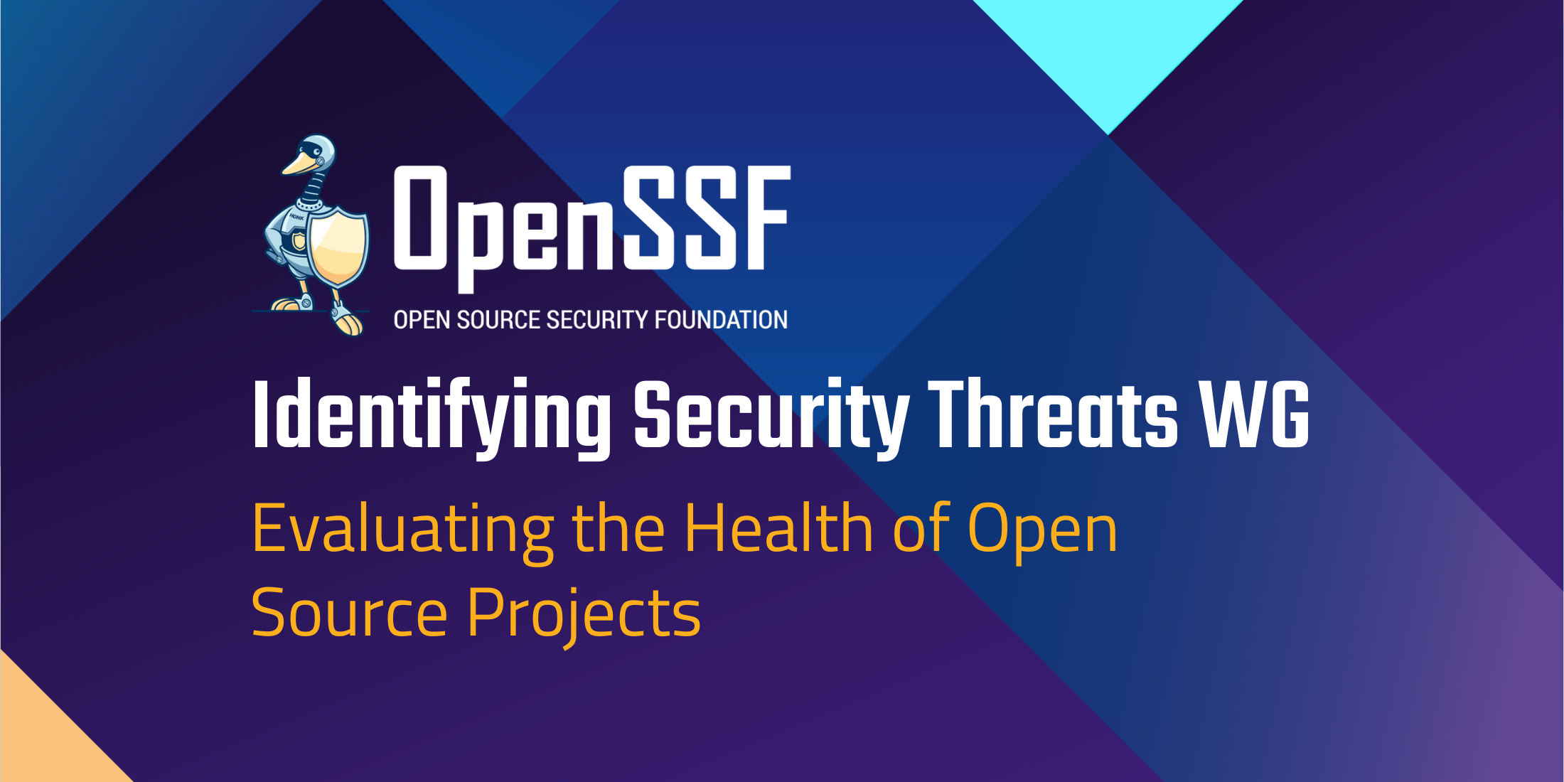OpenSSF Identifying Security Threats WG