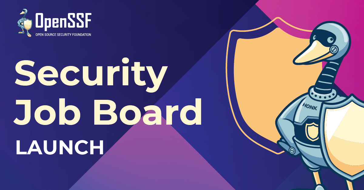 OpenSSF Security Job Board Launch