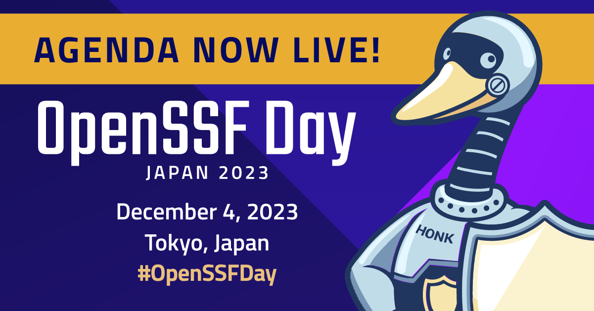 OpenSSF Day Japan Agenda Live