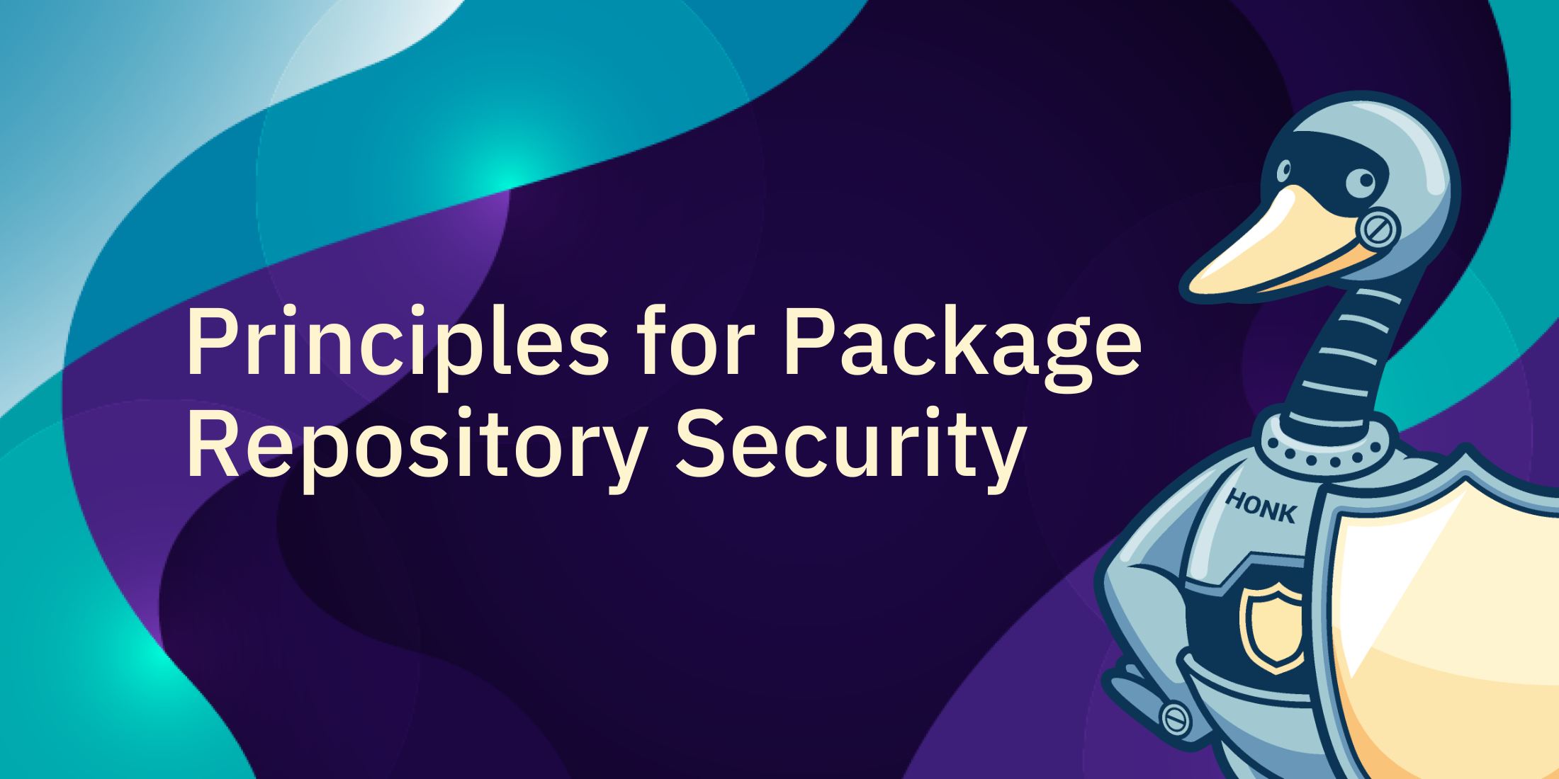 Principles for Package Repository Security